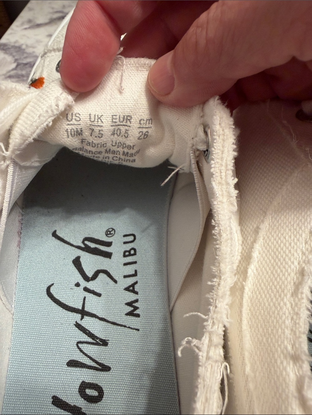 Malibu White Canvas Sneakers with Multicolor Floral Embroidery - Picture 5 of 6